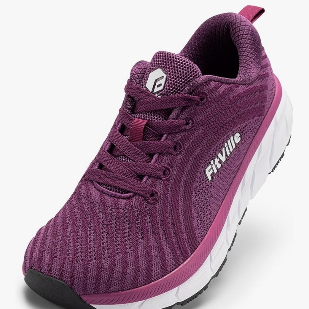FitVille Women's Plum Athletic Shoes